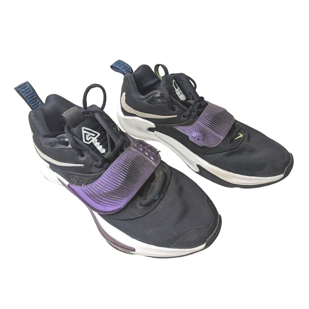 Nike Zoom Freak 3 Project 34 Black Purple Mens Running Shoes Size 8.5 DA0694-001